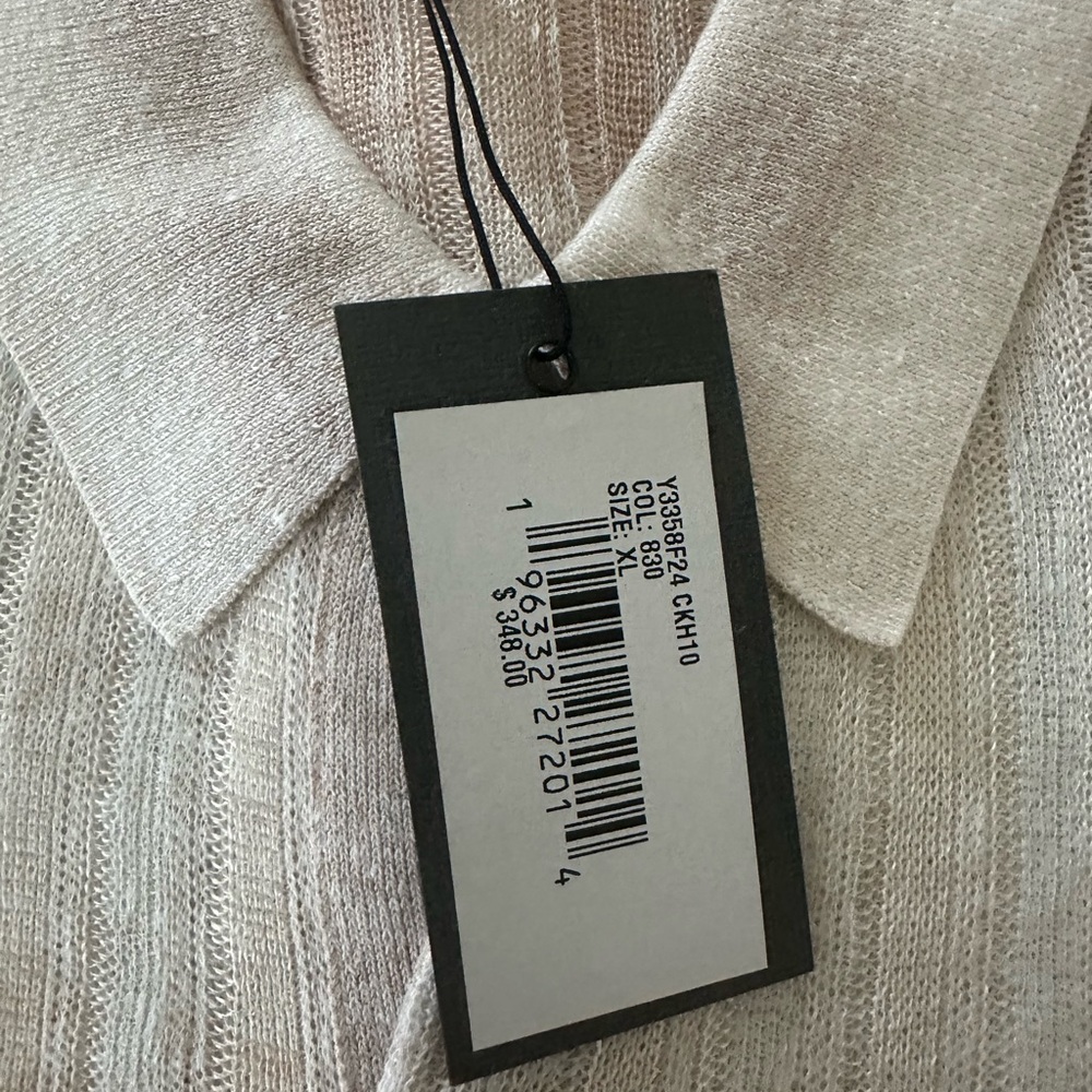 John Varvatos Cream Casual Button Down Shirt - Picture 5 of 11
